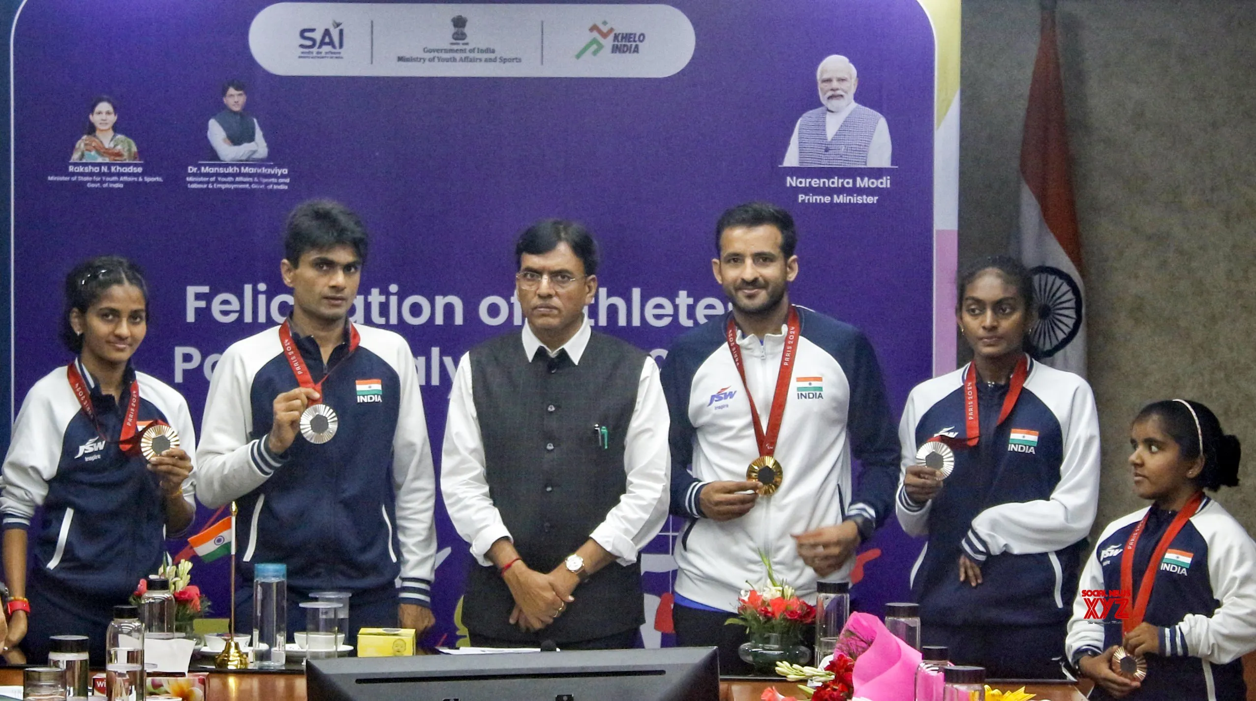 Union Minister Mansukh Mandaviya Felicitates Indian Team: Meet The 2024 Asia-Pacific Deaf Games Medalists