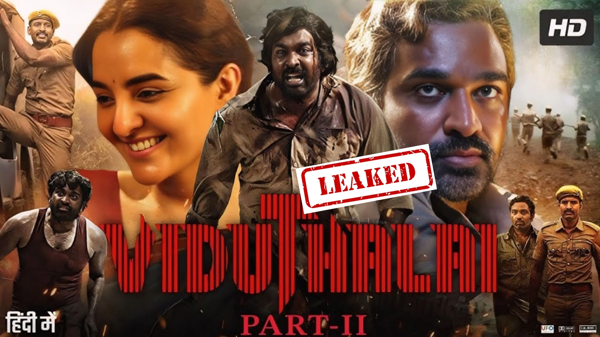 Viduthalai Part 2 Leaked Online: Vijay Sethupathi’s Powerful Performance Faces Setback ?