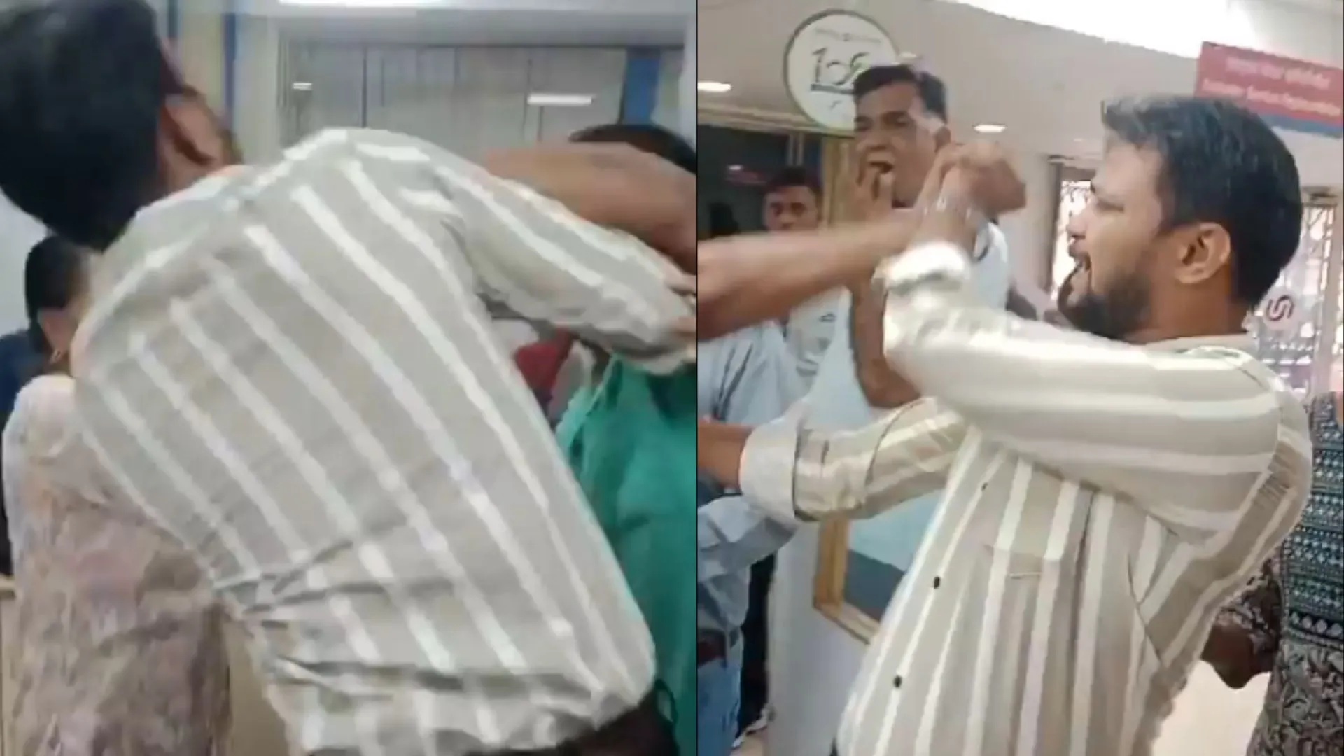 WATCH VIDEO| Gujarat Man Assaults Bank Official Over FD Tax Deductions