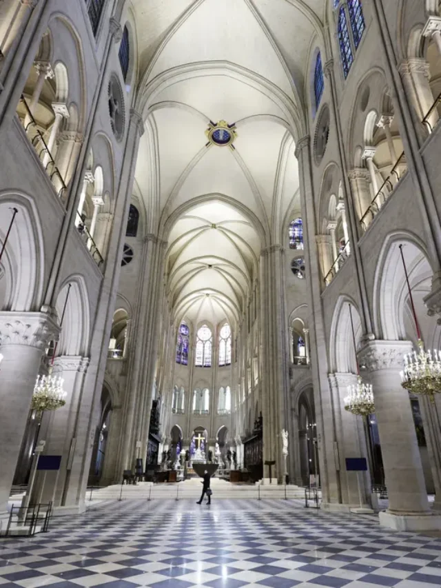 NOTRE DAME IN PHOTOS: BEFORE AND AFTER REPAIR