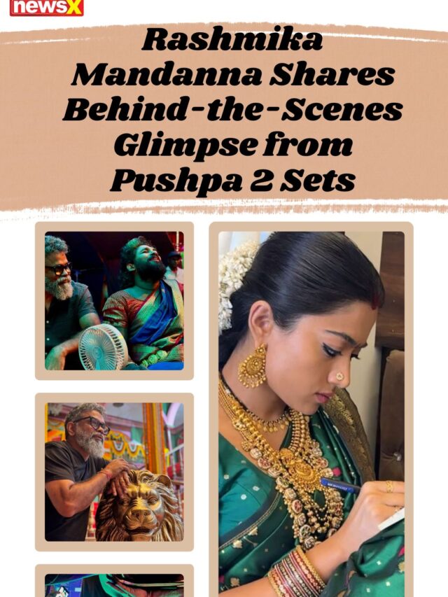 Rashmika Mandanna Shares Behind-The-Scenes Glimpse From Pushpa 2 Sets