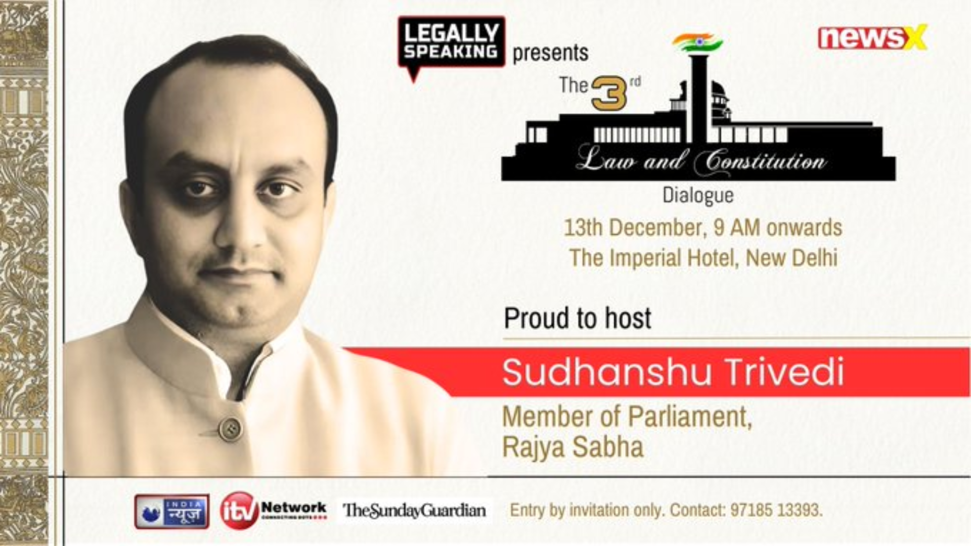 Does India Need A Debate On The Constitution? Insights From Sudhanshu Trivedi At Legally Speaking