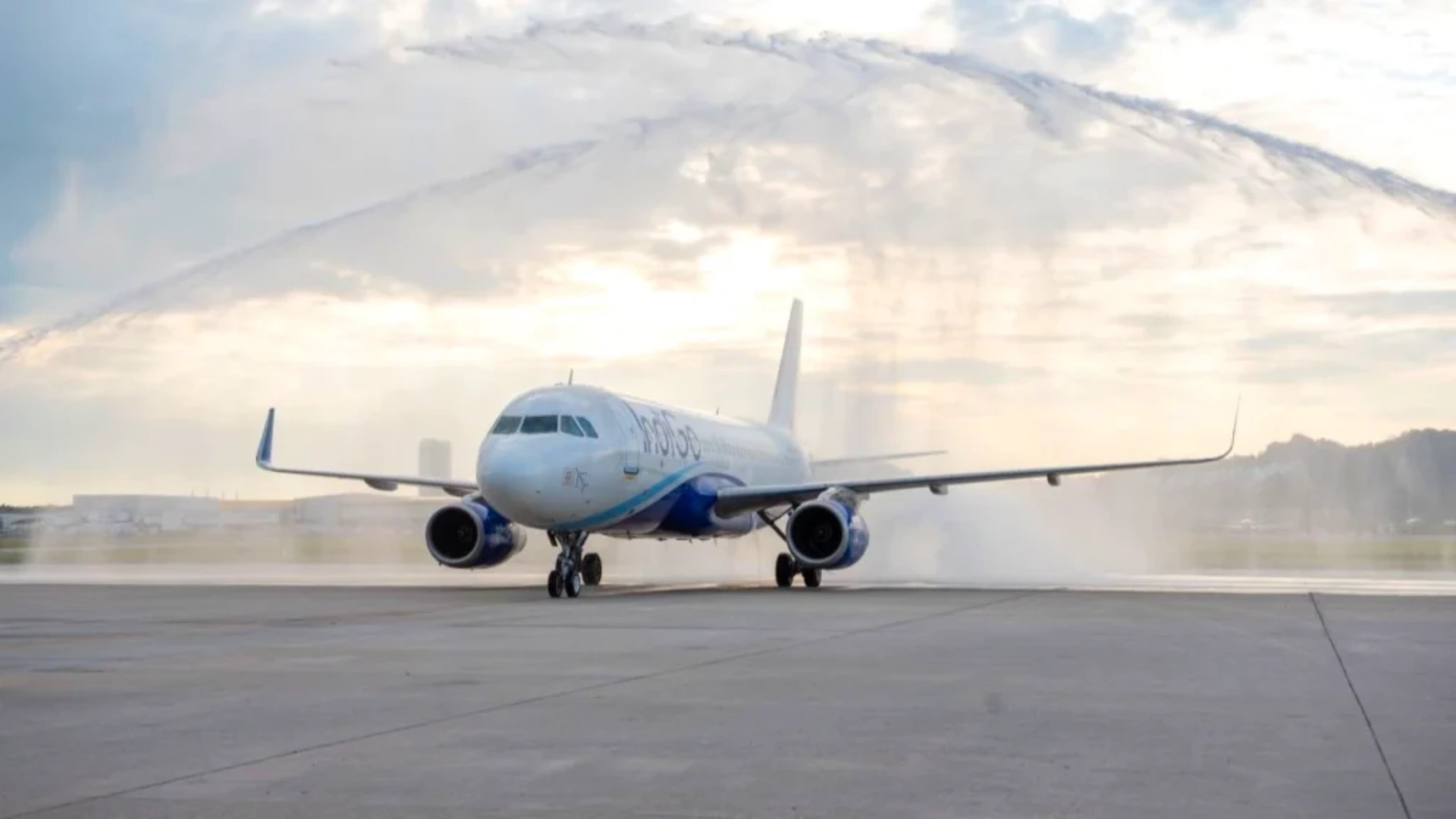 VIDEO: First Commercial Flight Successfully Lands At Navi Mumbai International Airport