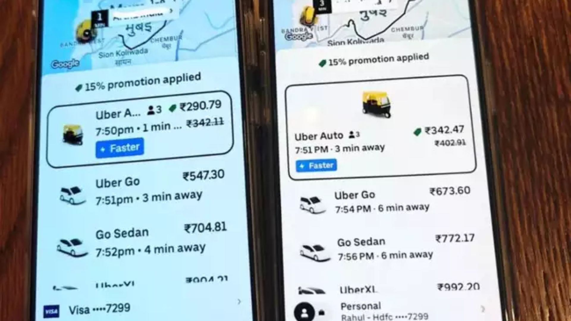 Why Does Uber Charge Different Fares For The Same Trip On Different Phones?