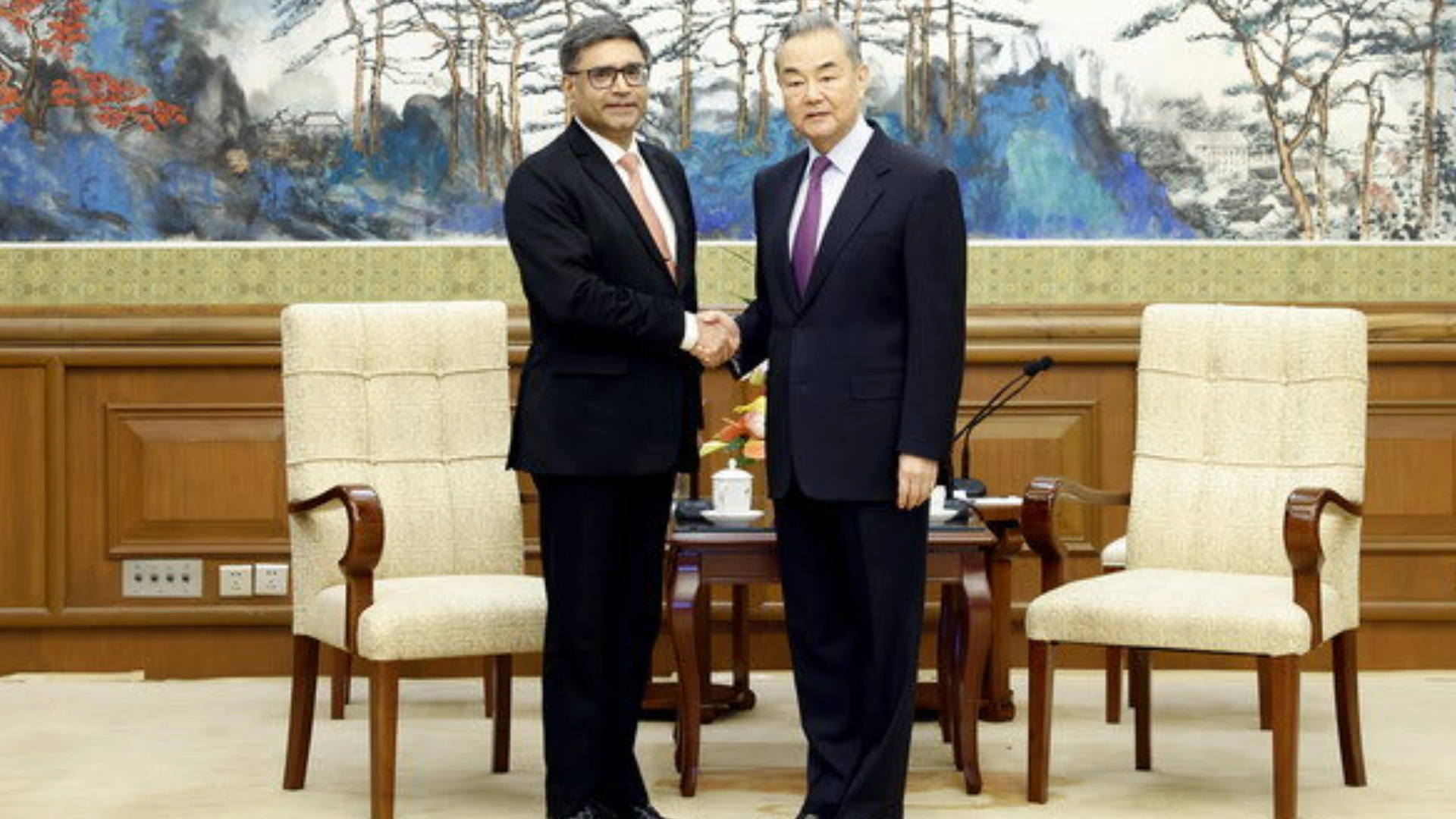 Beijing: India’s Foreign Secretary Vikram Misri Engages In ‘High-Level’ Talks With Chinese Foreign Minister Wang Yi