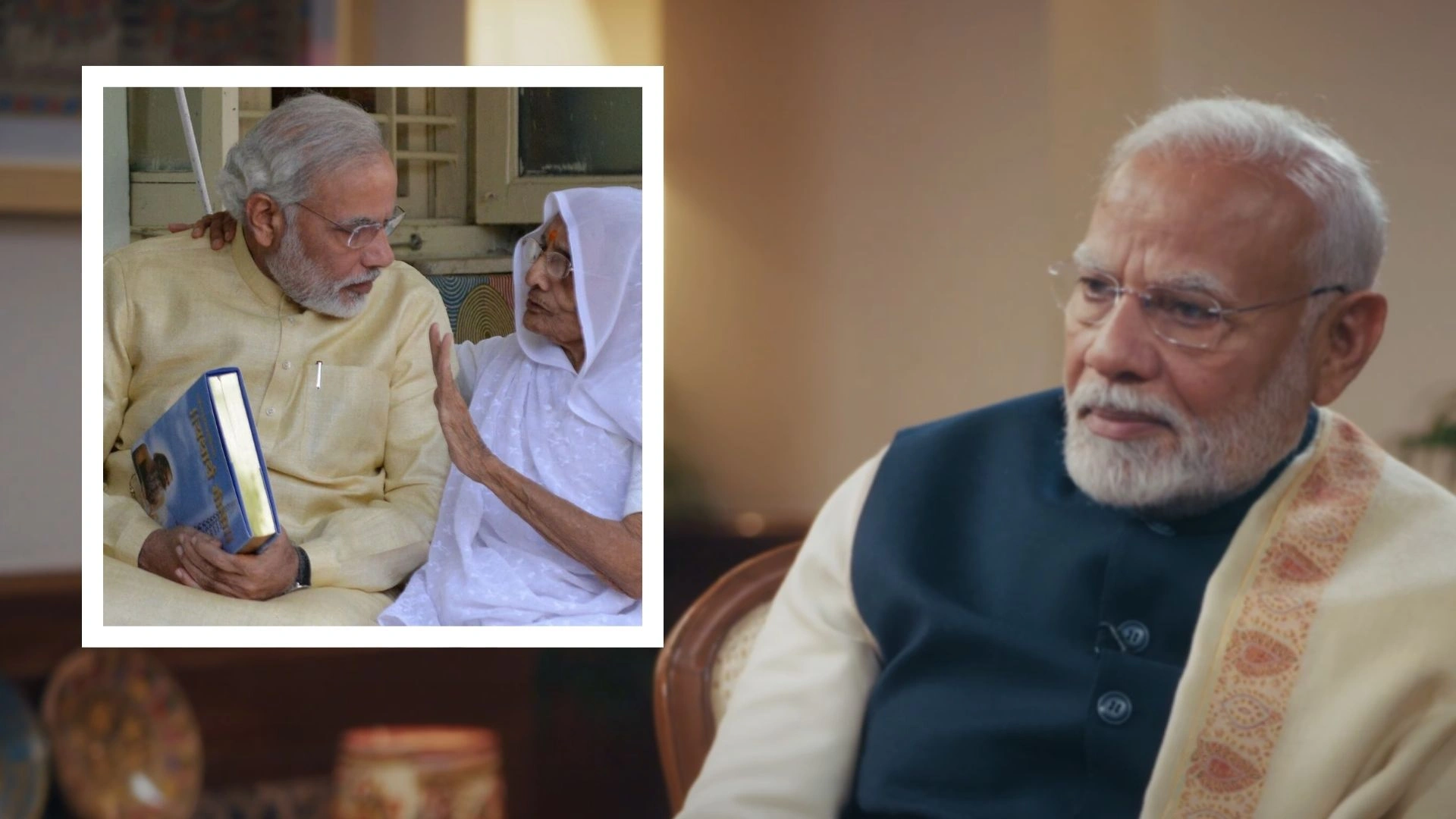 “I Would Have Learned Much from Her”:  PM Modi Reflects On His Mother’s Profound Simplicity In His Debut Podcast