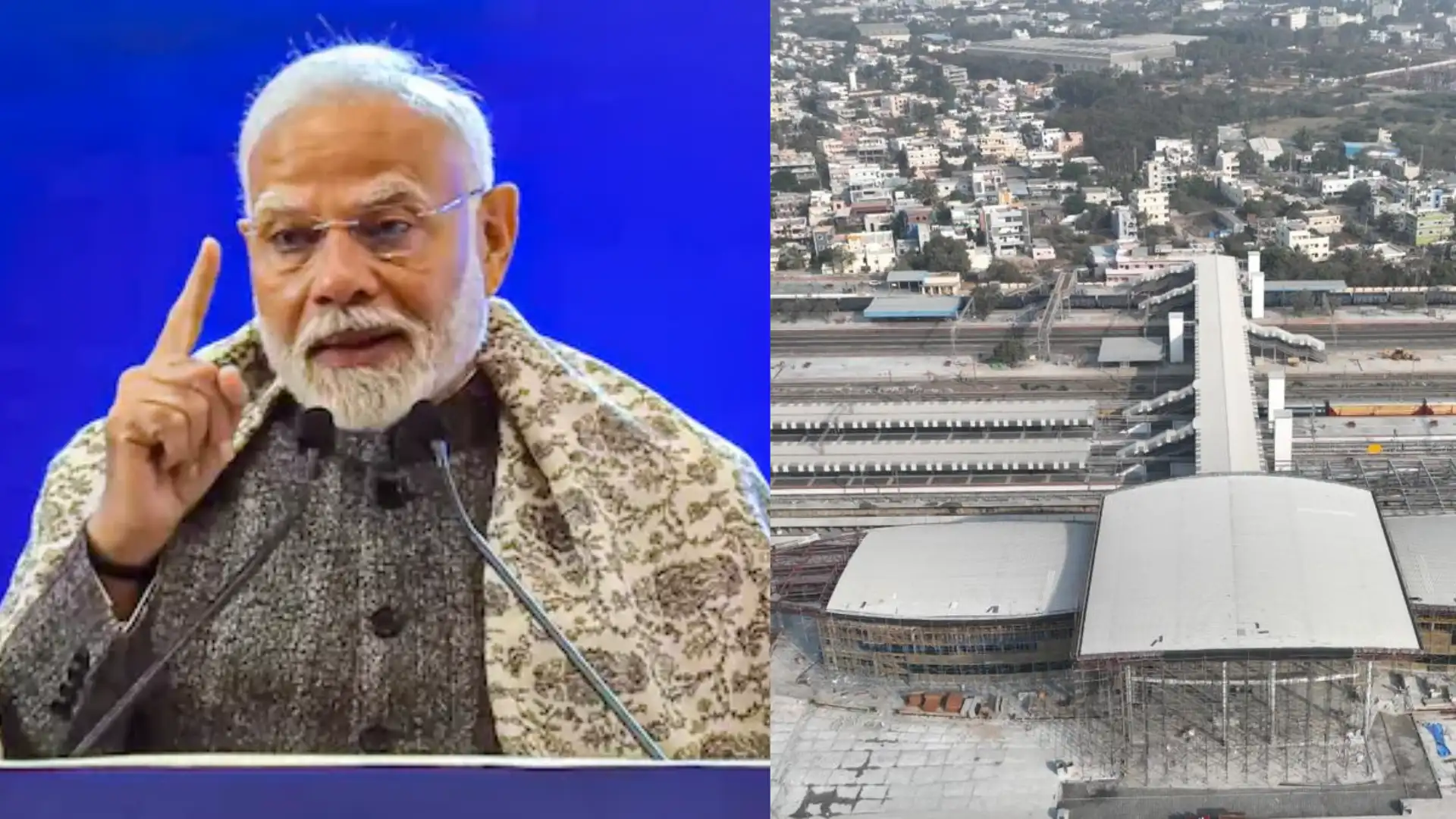 PM Modi to Virtually Unveil Telangana’s New Cherlapally Railway Terminal Today