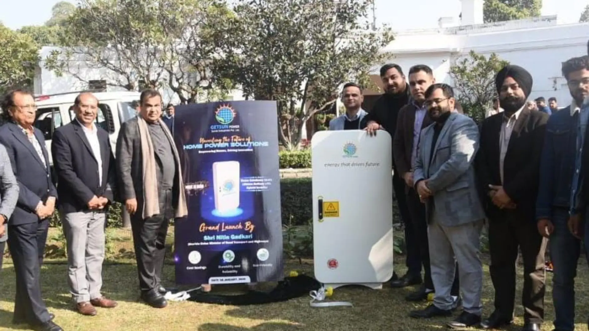 Getsun Power Launches 5KWh Lithium Battery With Hybrid Inverter Inaugurated By Hon’ble Nitin Gadkari