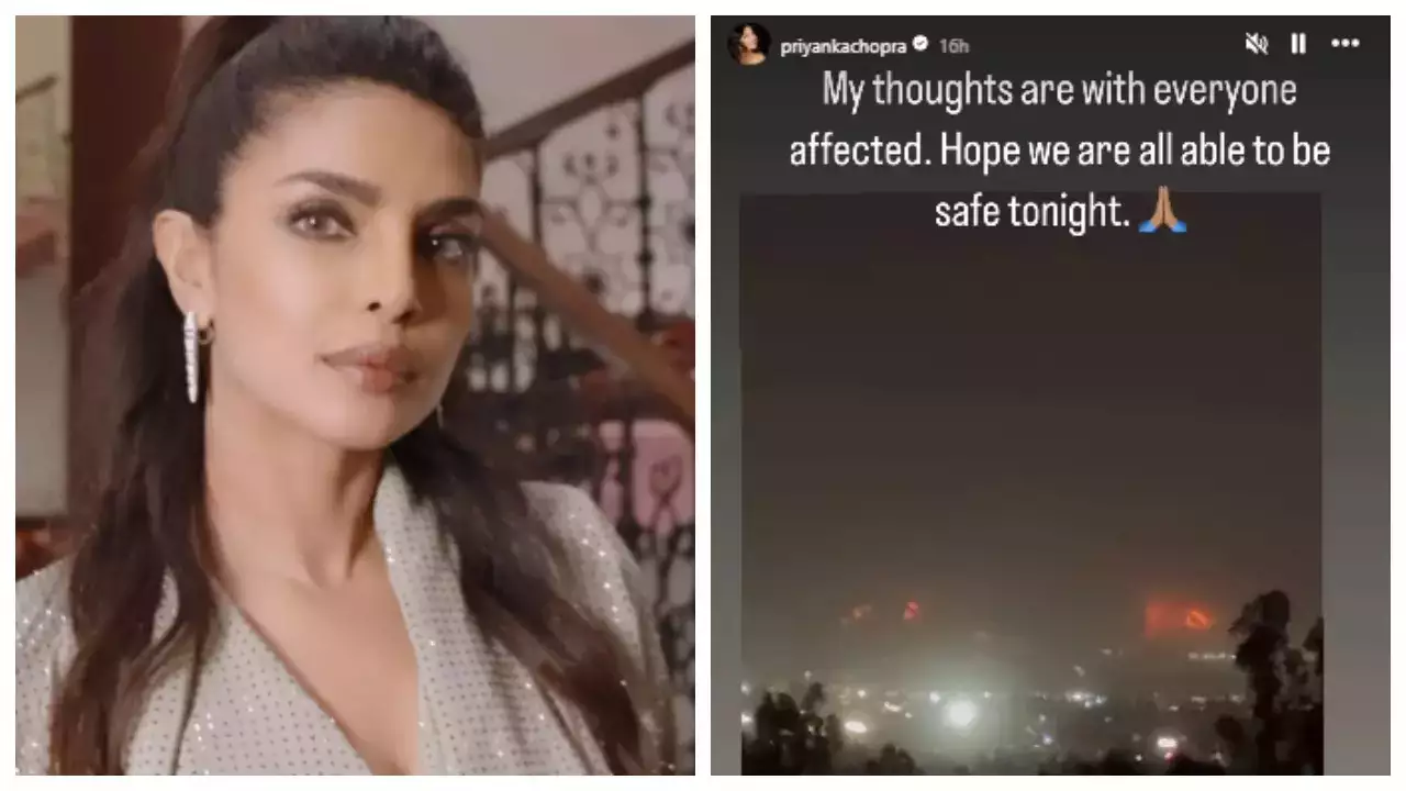 Priyanka Chopra Shares Video Of LA Wildfire As Celebrities Lose Homes, Ben Affleck And Tom Hanks Evacuate