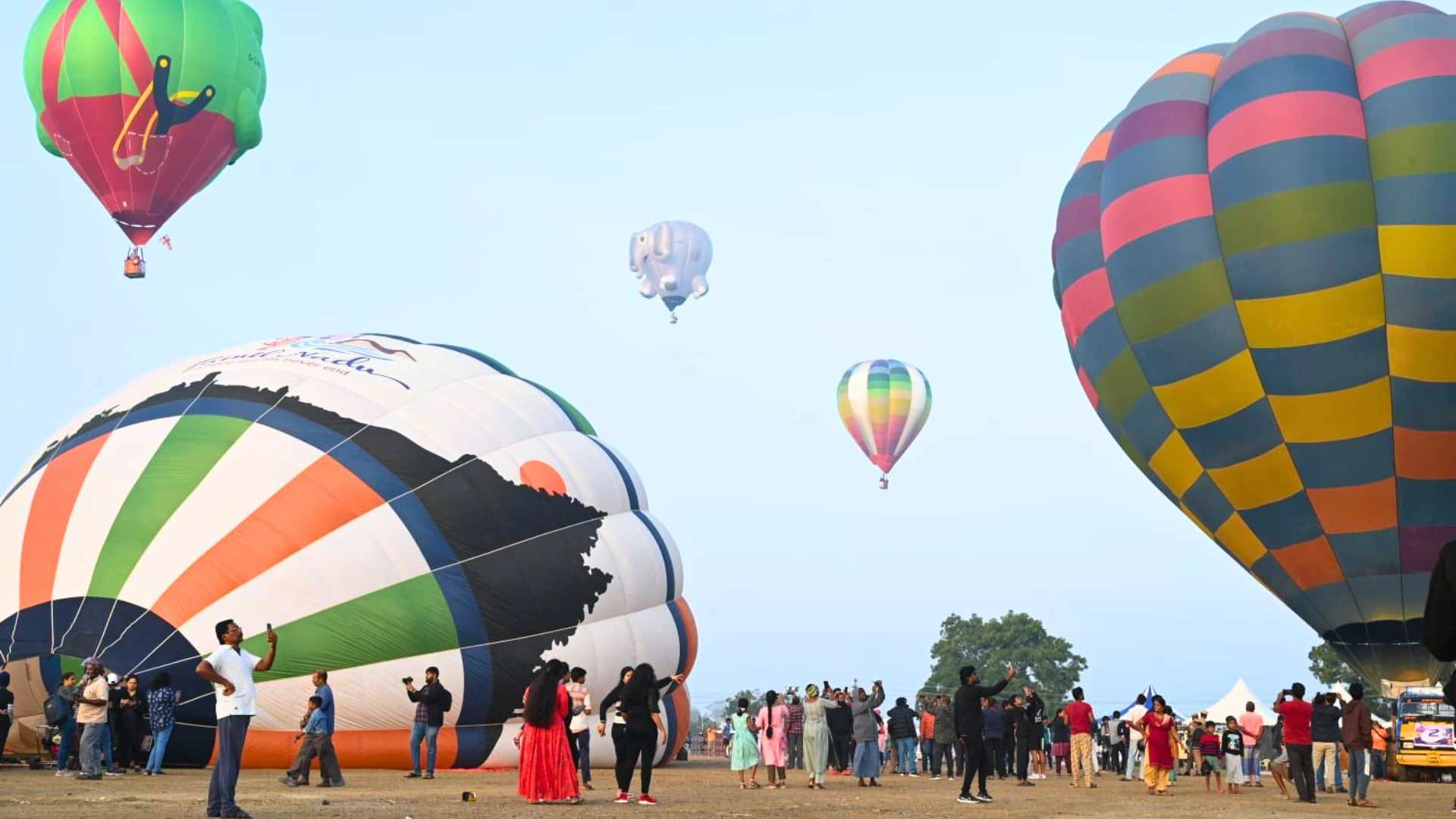 10th Tamil Nadu International Balloon Festival Launches With Colorful Hot Air Balloon Displays At ECR