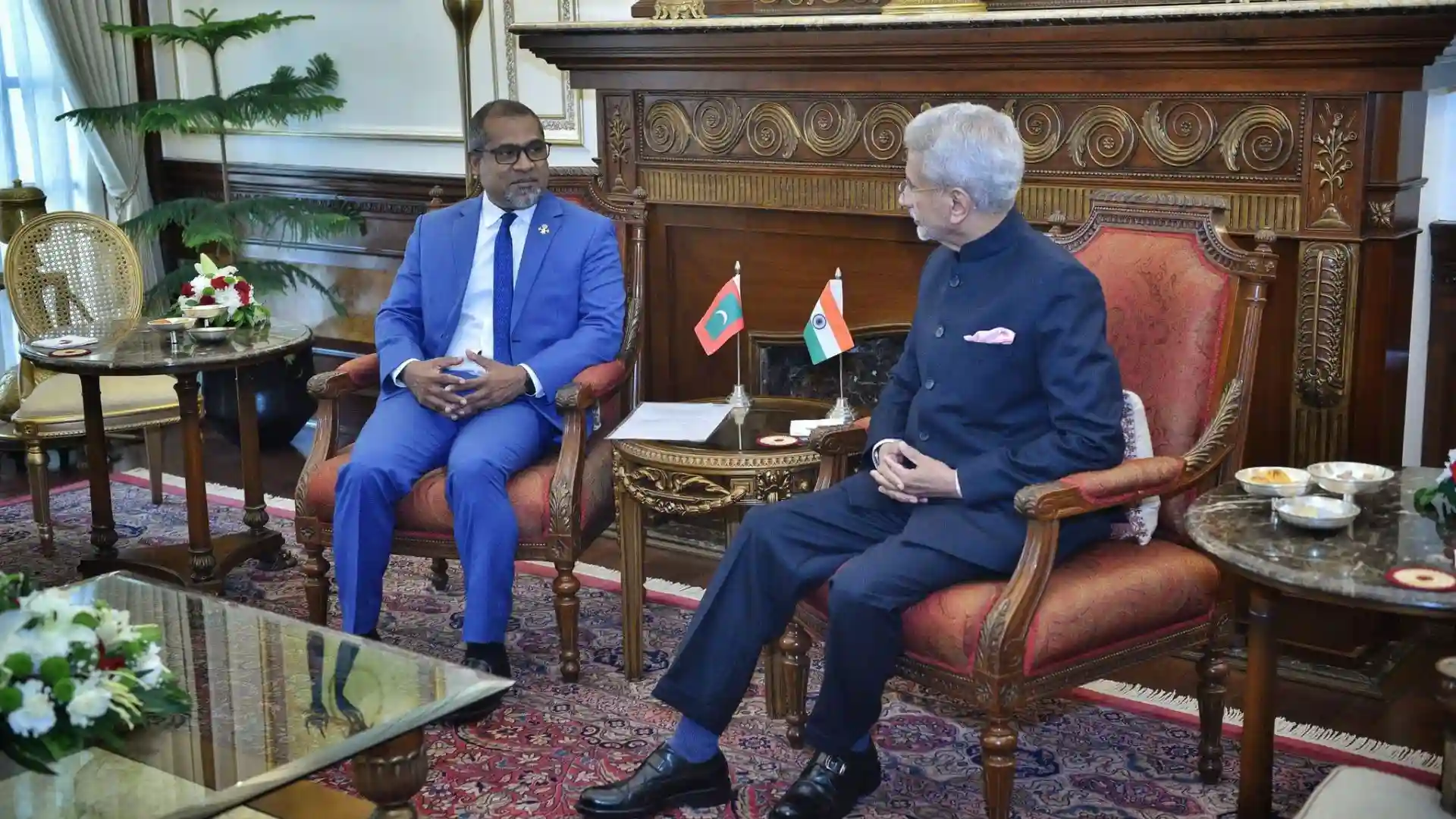 Jaishankar Meets Maldivian FM Abdulla Khaleel, Asserts India Has Always Stood By The Island nation