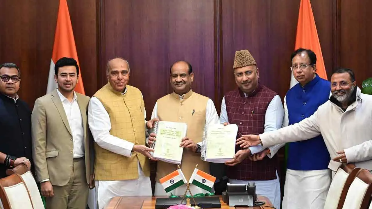 Waqf Bill Report Submitted To Lok Sabha Speaker: BJP And Opposition Clash Over Amendments