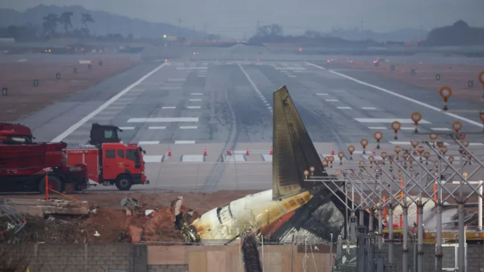 South Korea To Remove Concrete Barriers After Deadly Jeju Air Crash