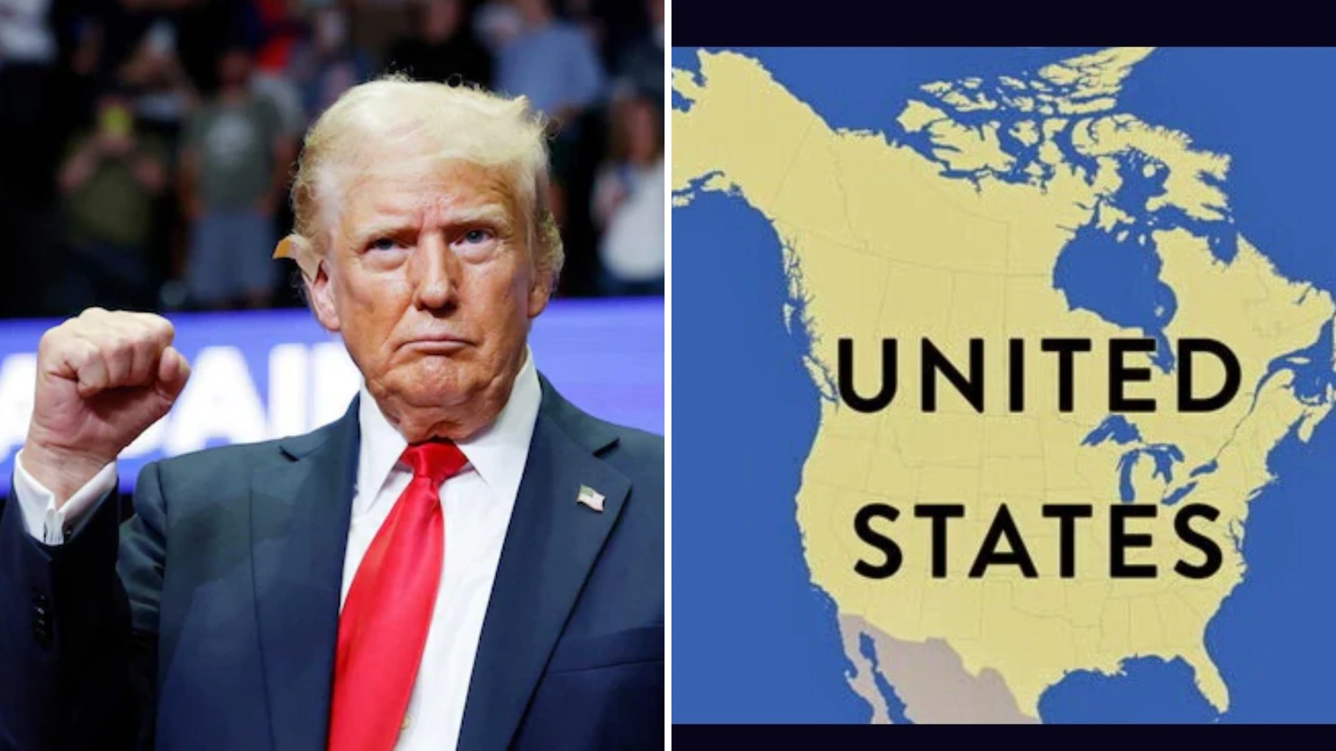 ‘Oh Canada!’ Donald Trump Sparks New Controversy After Issuing New Map Of US, Stakes Claim To Canada