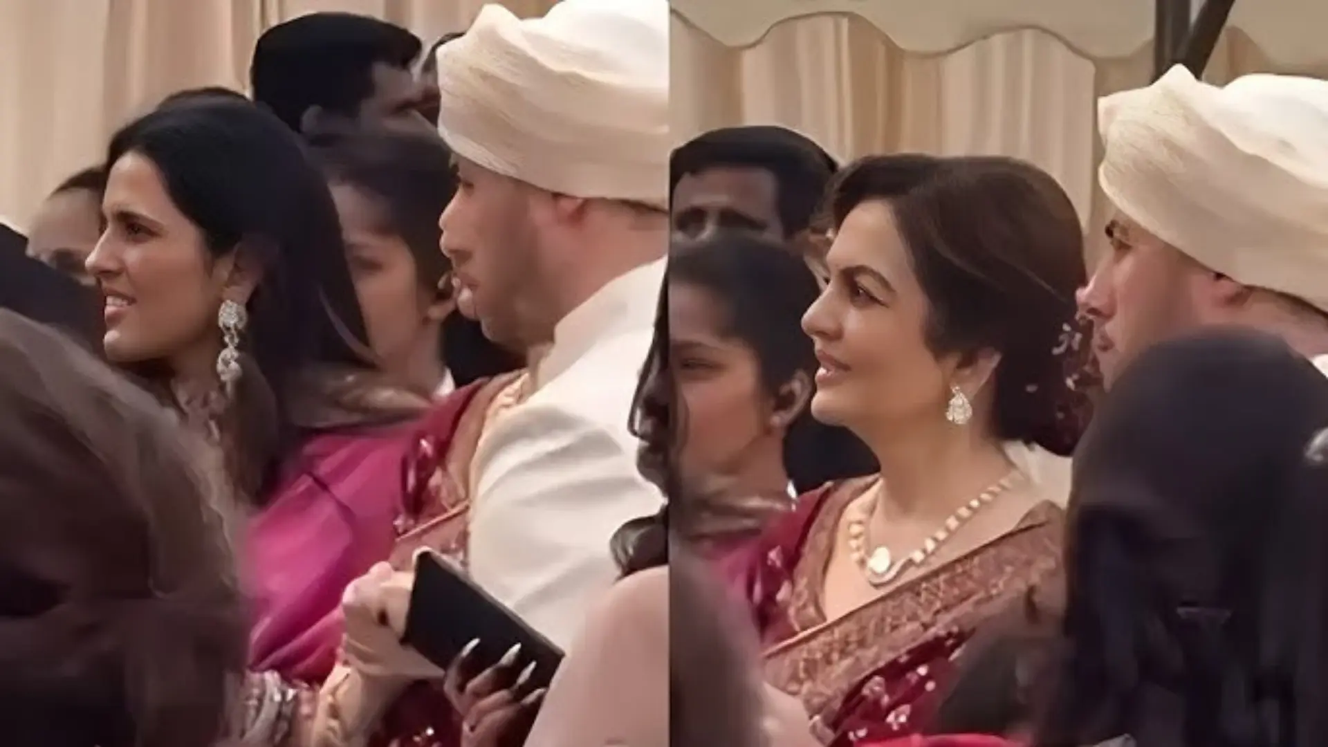 Nita Ambani Shares Special Moment With Nick Jonas At Siddharth Chopra’s Wedding