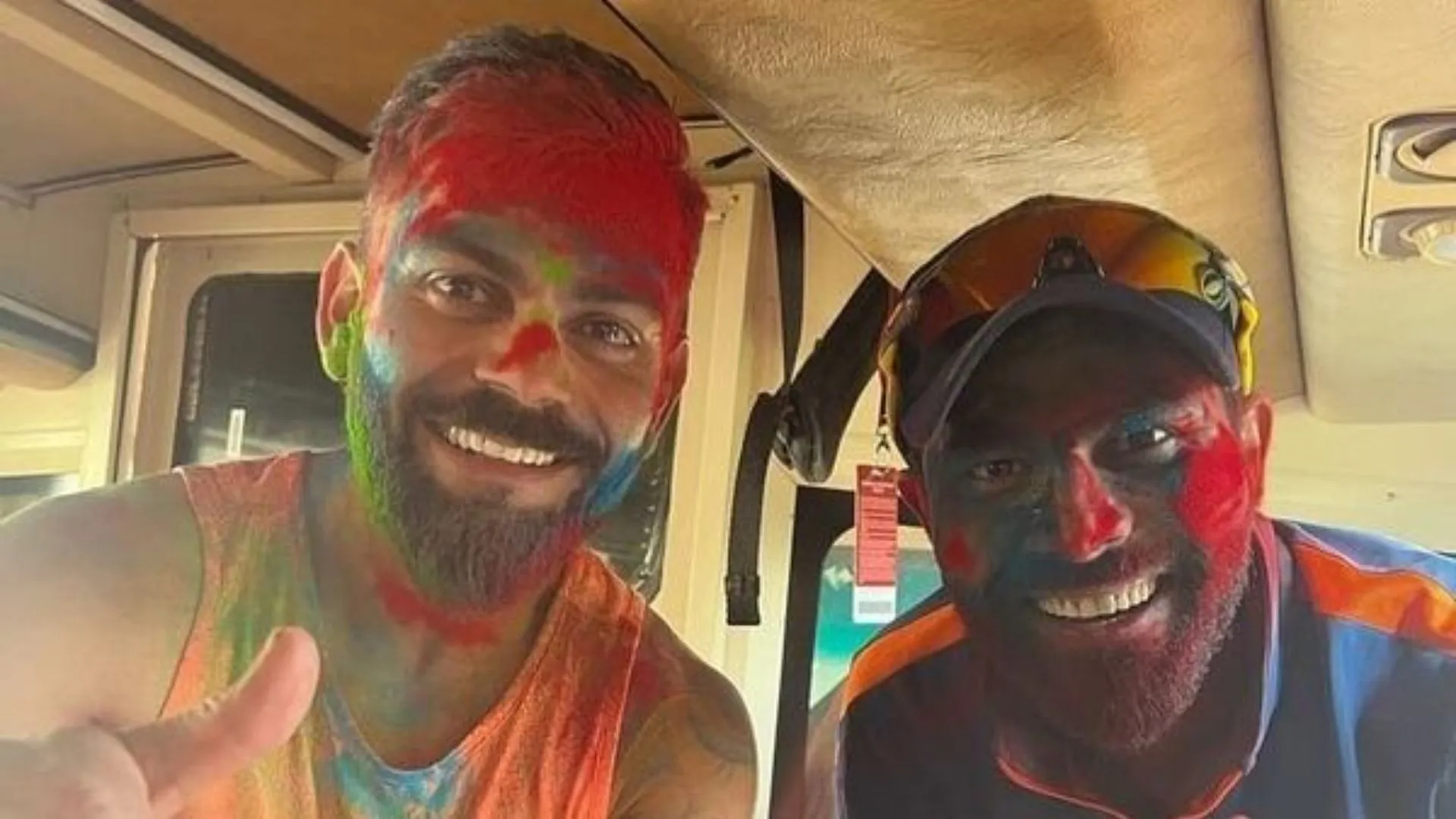 Flashback: Indian Cricket Team Players Seen Playing Holi While Jamming On Rang Barse